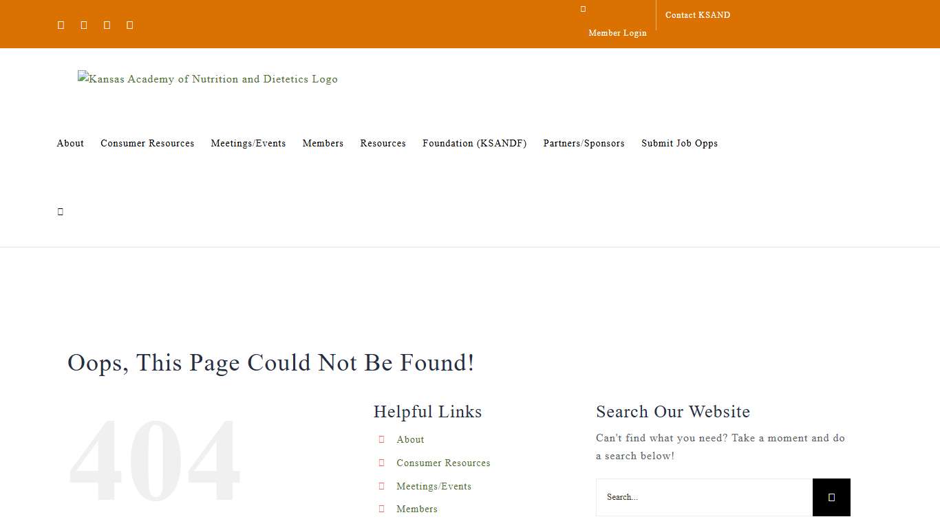 Page not found – Kansas Academy of Nutrition and Dietetics